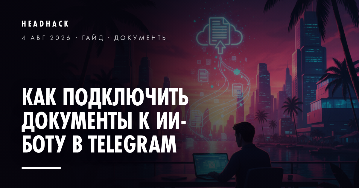 Как подключить документы к ИИ-боту в Telegram