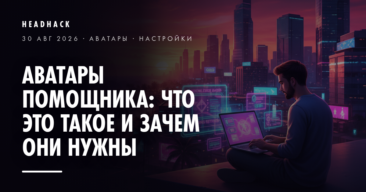 Аватары помощника: что это такое и зачем они нужны