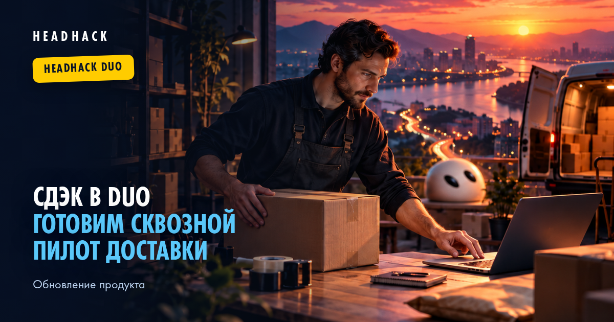 СДЭК в HeadHack Duo: готовим сквозной пилот доставки