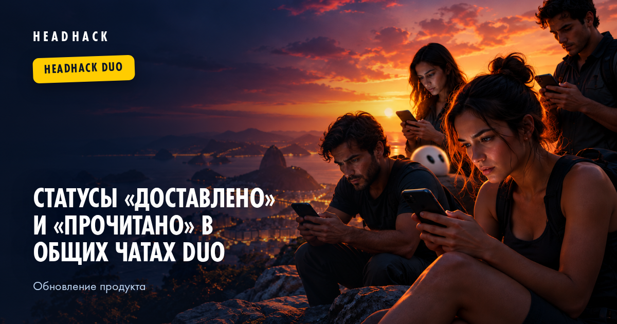 Статусы «Доставлено» и «Прочитано» в общих чатах Duo
