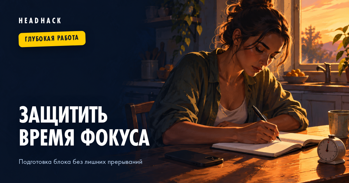 Как войти в состояние глубокой работы и не выйти из неё раньше времени