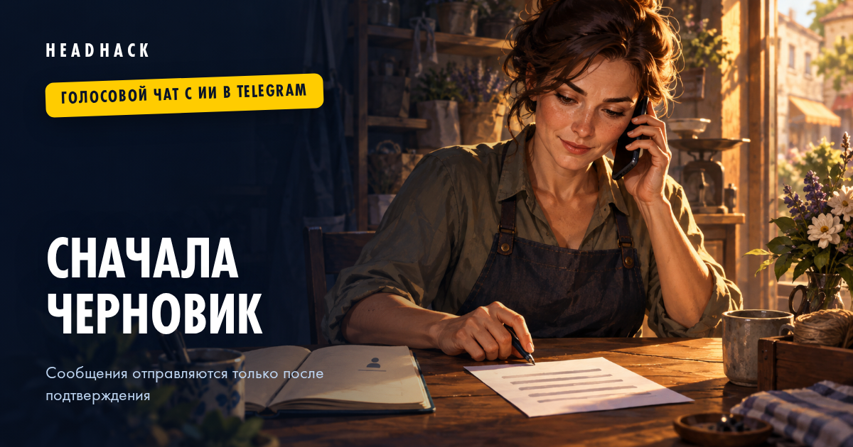Голосовой чат с ИИ прямо в Telegram