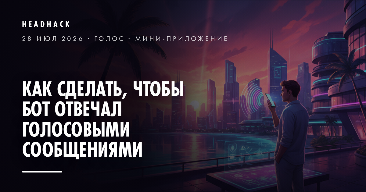 Как сделать, чтобы бот отвечал голосовыми сообщениями