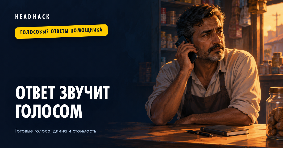 Как сделать, чтобы бот отвечал голосовыми сообщениями