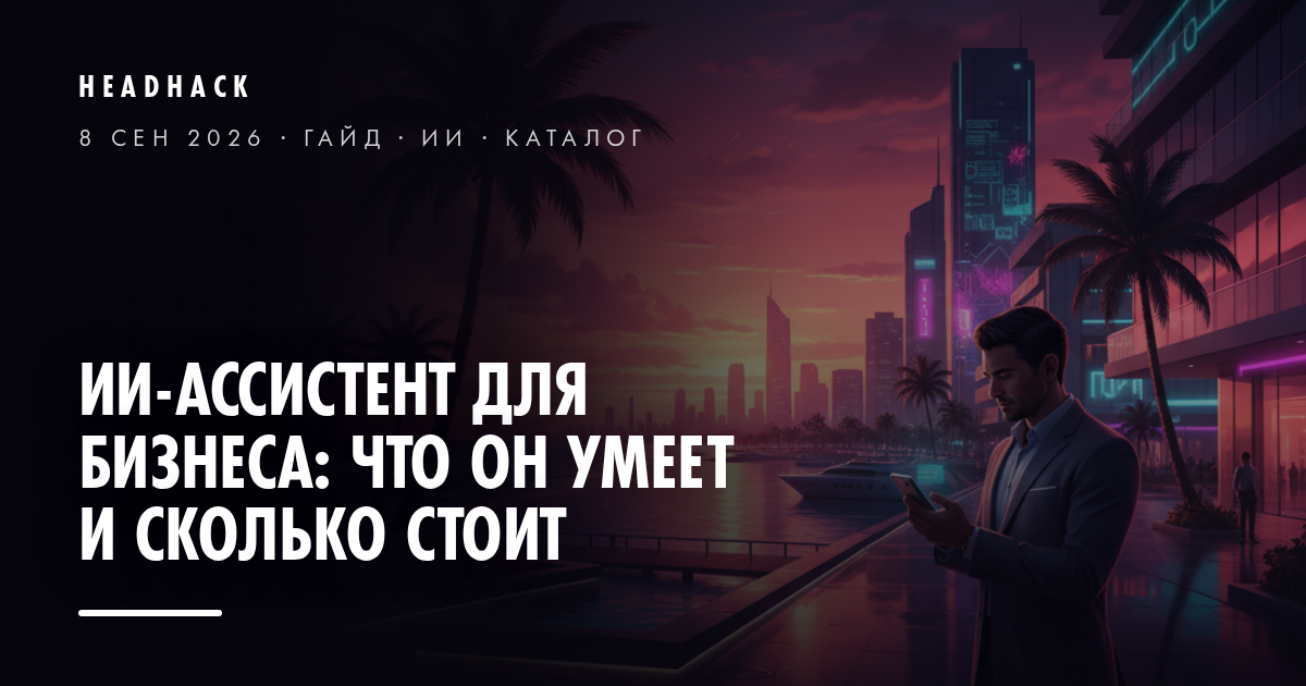 ИИ-ассистент для бизнеса: что он умеет и сколько стоит