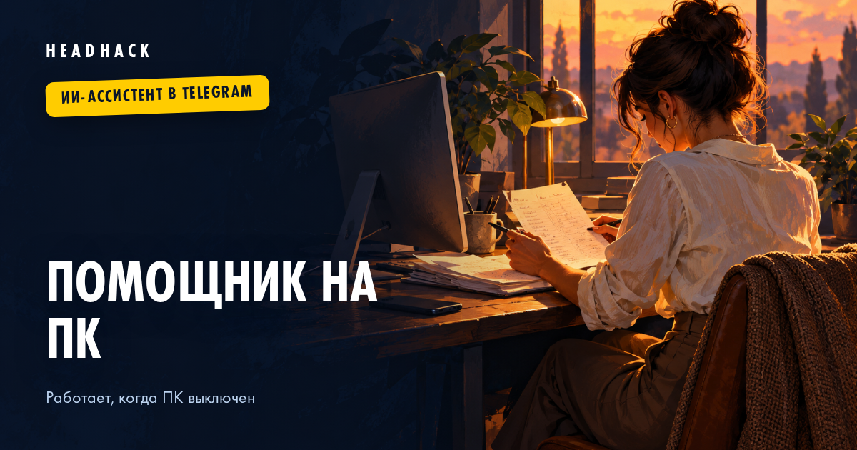 ИИ-ассистент на ПК: как поставить помощника HeadHack