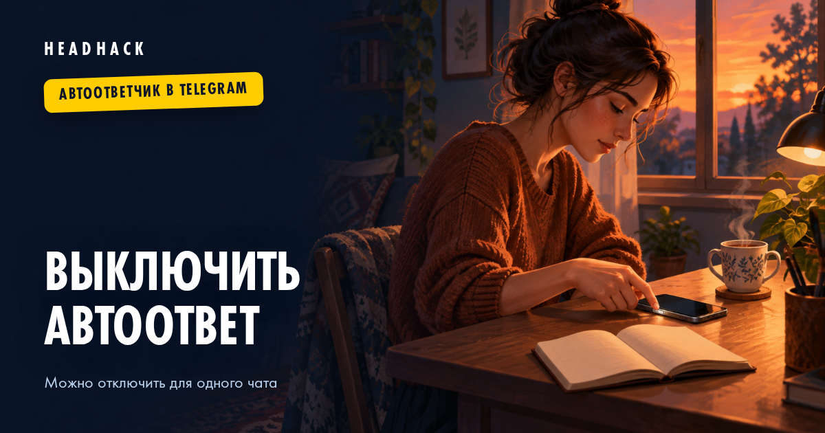 Как убрать автоответчик в тг: встроенный, бот и один чат