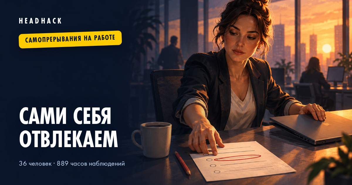 Почему не получается сосредоточиться на работе