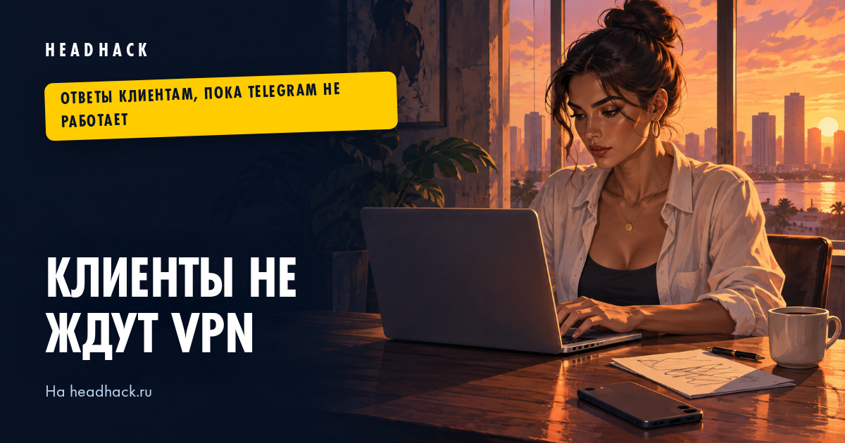 Телеграм не работает без ВПН: почему так и как не терять сообщения клиентов