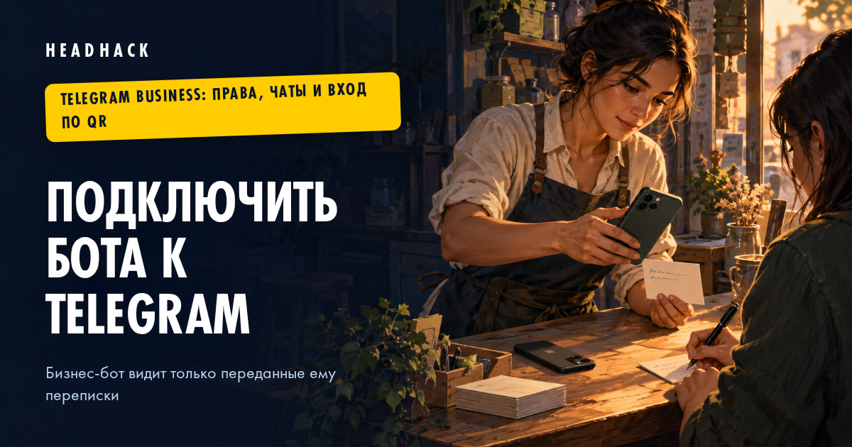 Бот в Telegram Business: как подключить и что он умеет