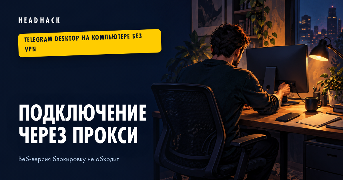 Как сделать, чтобы ТГ работал на ПК без ВПН и читать переписку с клиентами