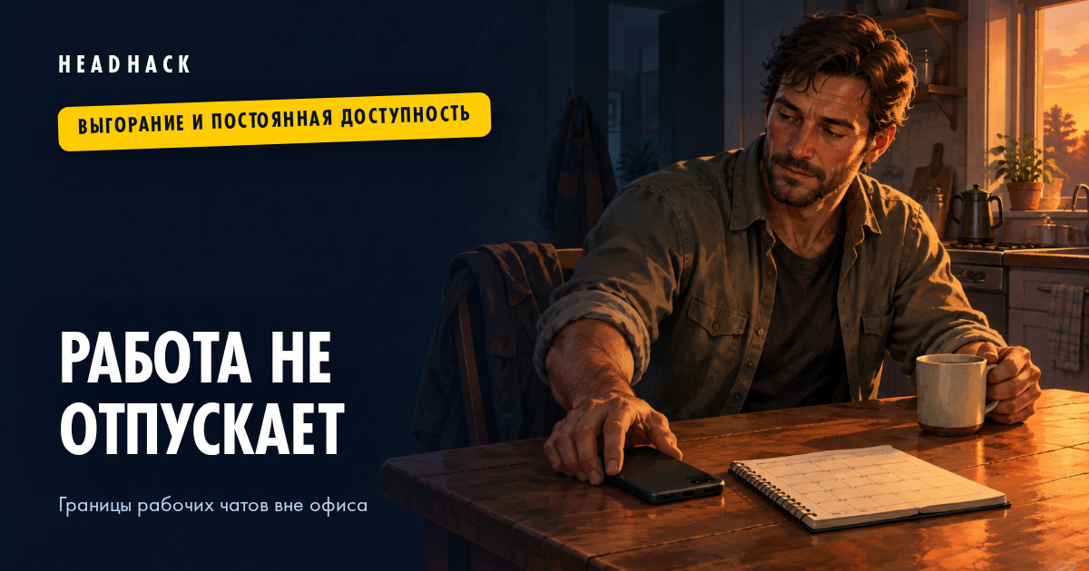 Выгорание на работе: при чём тут постоянная доступность вне офиса