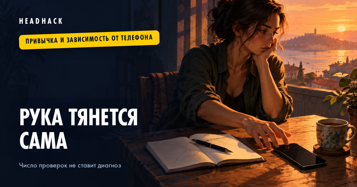 Сколько раз в день человек берёт телефон и когда это зависимость от телефона
